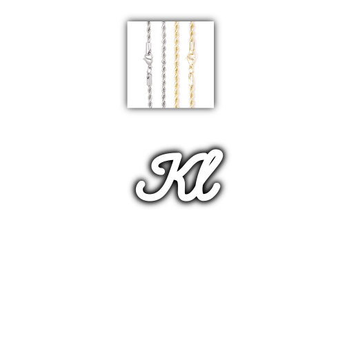 Script Custom Letter Necklace