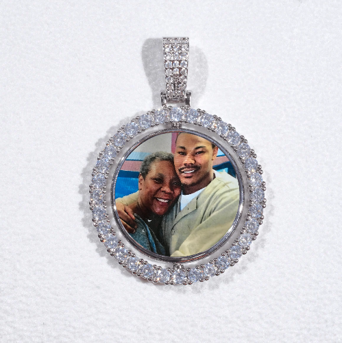 3D Spinning 2-Faced Custom Picture Pendant