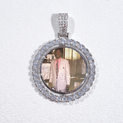 3D Spinning 2-Faced Custom Picture Pendant