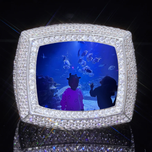 3D CUSTOM PICTURE ICED RING