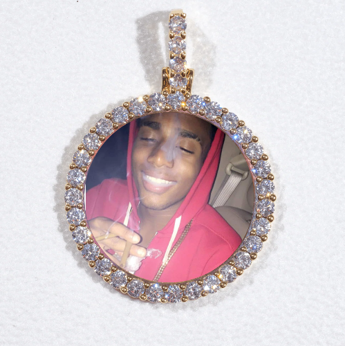 3D CIRCLE CUSTOM PICTURE PENDANT SMALL SIZE
