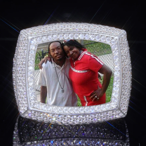 3D CUSTOM PICTURE ICED RING