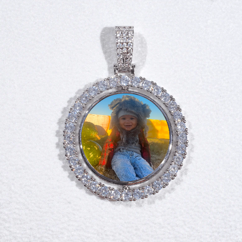 3D Spinning 2-Faced Custom Picture Pendant
