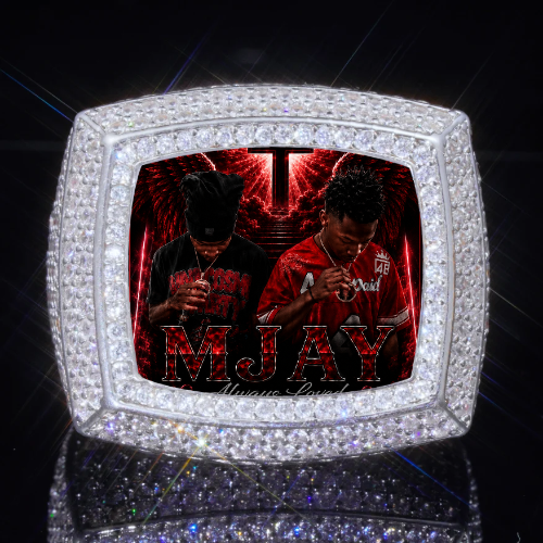 3D CUSTOM PICTURE ICED RING