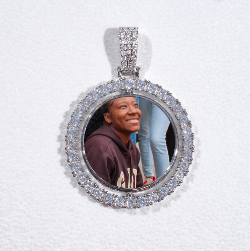 3D Spinning 2-Faced Custom Picture Pendant