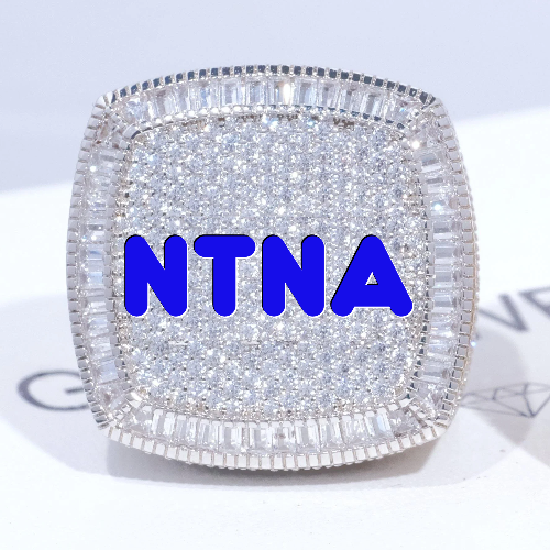 CUSTOM LETTER 3D ICED RING