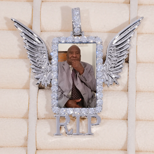 RIP WING 3D CUSTOM PICTURE PENDANT