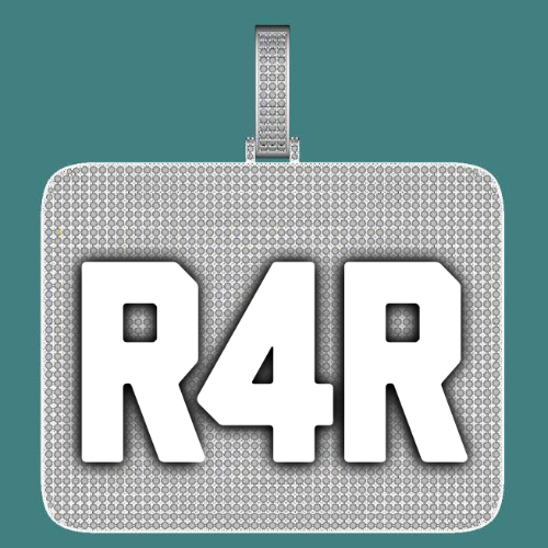 CUSTOM LETTER NECKLACE 3D BIG SQUARE