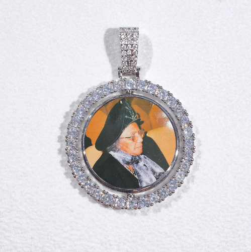3D Spinning 2-Faced Custom Picture Pendant