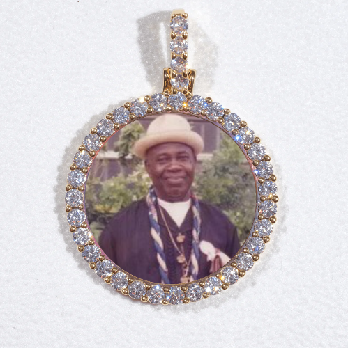 3D CIRCLE CUSTOM PICTURE PENDANT SMALL SIZE