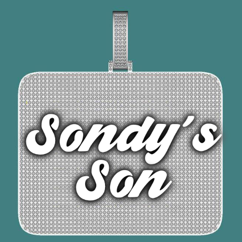 CUSTOM LETTER NECKLACE 3D BIG SQUARE