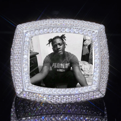 3D CUSTOM PICTURE ICED RING