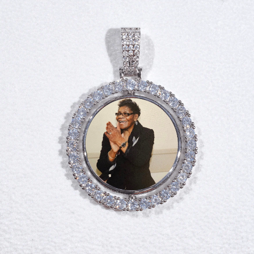 3D Spinning 2-Faced Custom Picture Pendant