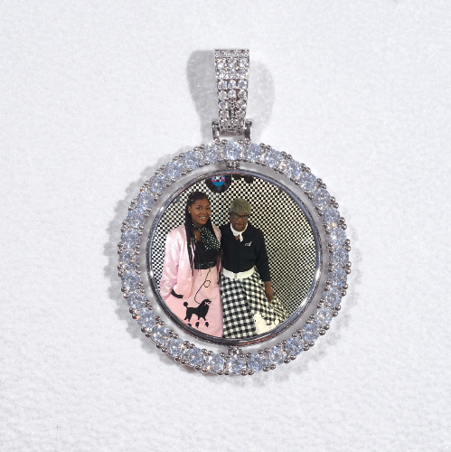 3D Spinning 2-Faced Custom Picture Pendant