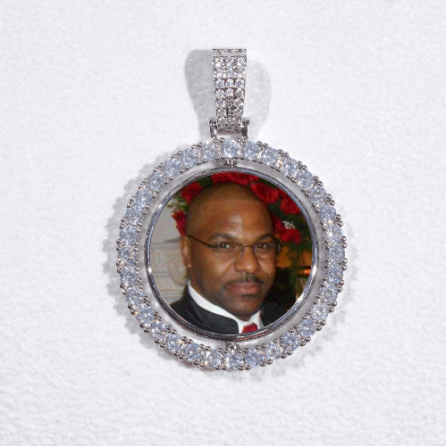 3D Spinning 2-Faced Custom Picture Pendant