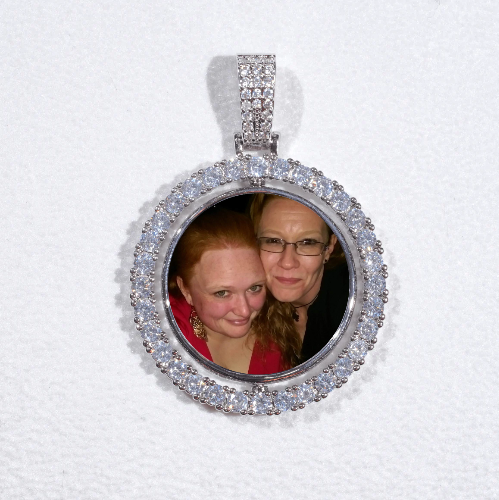 3D Spinning 2-Faced Custom Picture Pendant