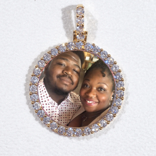 3D CIRCLE CUSTOM PICTURE PENDANT SMALL SIZE