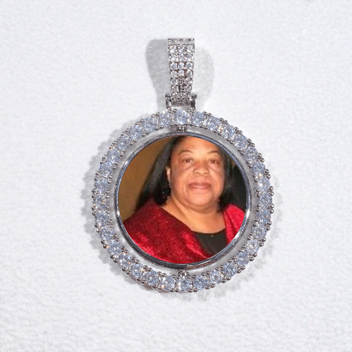 3D Spinning 2-Faced Custom Picture Pendant
