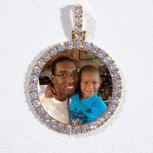 3D CIRCLE CUSTOM PICTURE PENDANT SMALL SIZE