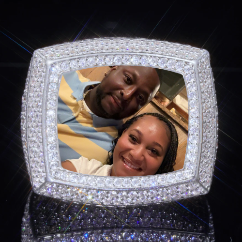 3D CUSTOM PICTURE ICED RING