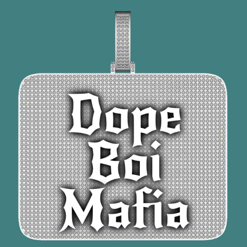 CUSTOM LETTER NECKLACE 3D BIG SQUARE