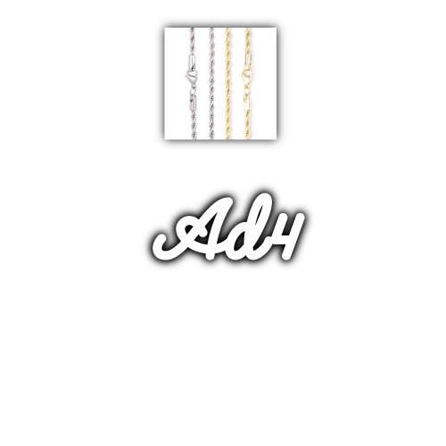 Script Custom Letter Necklace
