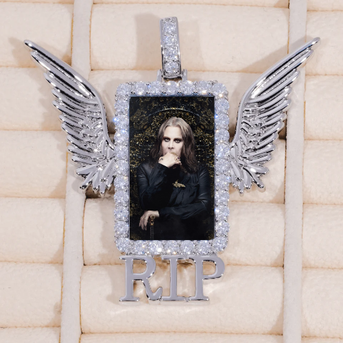 RIP WING 3D CUSTOM PICTURE PENDANT
