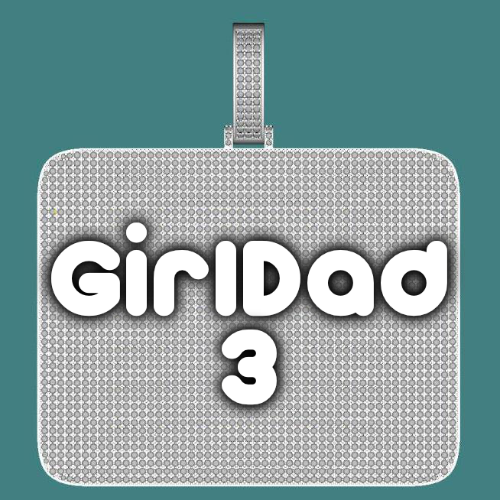 CUSTOM LETTER NECKLACE 3D BIG SQUARE