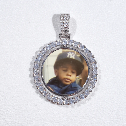 3D Spinning 2-Faced Custom Picture Pendant