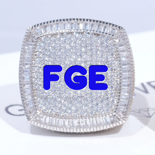 CUSTOM LETTER 3D ICED RING