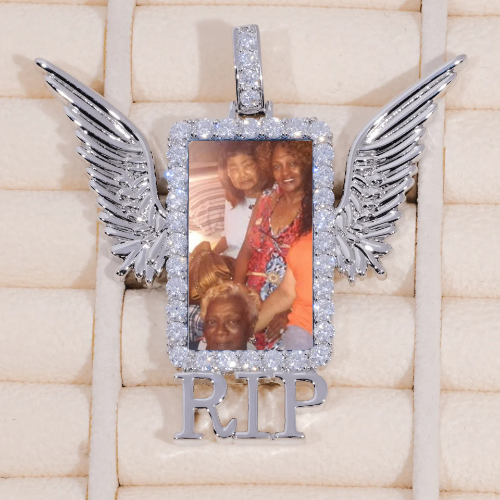 RIP WING 3D CUSTOM PICTURE PENDANT