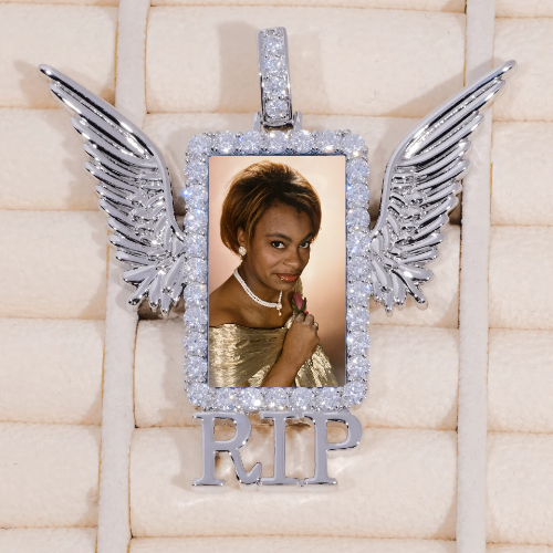 RIP WING 3D CUSTOM PICTURE PENDANT