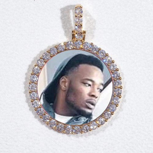 3D CIRCLE CUSTOM PICTURE PENDANT SMALL SIZE