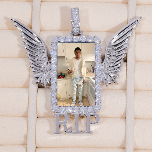RIP WING 3D CUSTOM PICTURE PENDANT