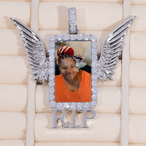 RIP WING 3D CUSTOM PICTURE PENDANT