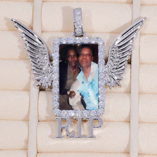 RIP WING 3D CUSTOM PICTURE PENDANT