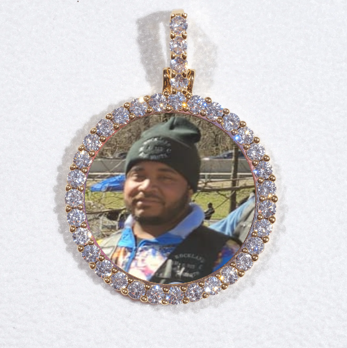 3D CIRCLE CUSTOM PICTURE PENDANT SMALL SIZE