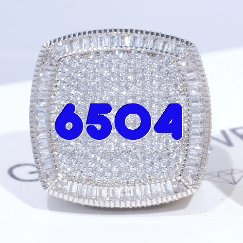 CUSTOM LETTER 3D ICED RING