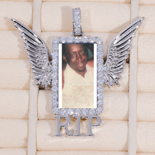 RIP WING 3D CUSTOM PICTURE PENDANT