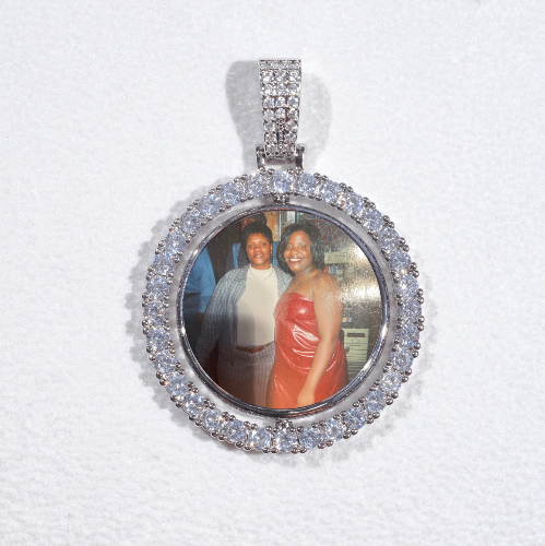 3D Spinning 2-Faced Custom Picture Pendant