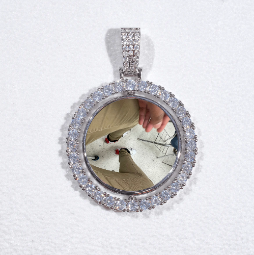 3D Spinning 2-Faced Custom Picture Pendant