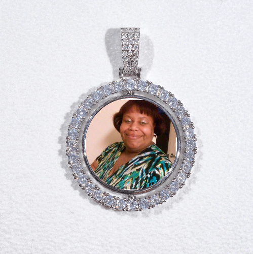 3D Spinning 2-Faced Custom Picture Pendant