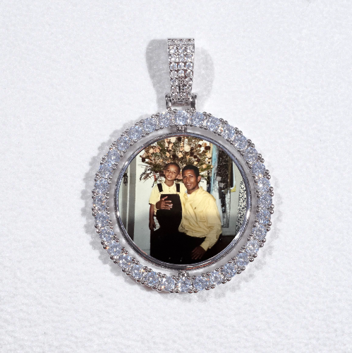 3D Spinning 2-Faced Custom Picture Pendant