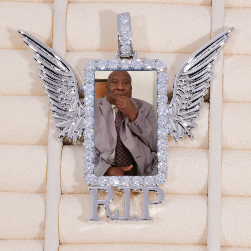 RIP WING 3D CUSTOM PICTURE PENDANT
