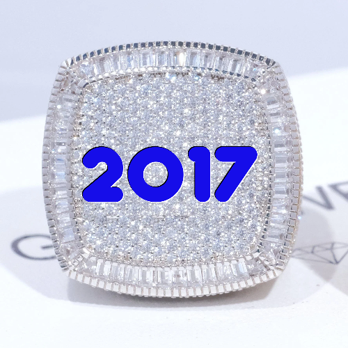 CUSTOM LETTER 3D ICED RING