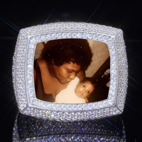 3D CUSTOM PICTURE ICED RING