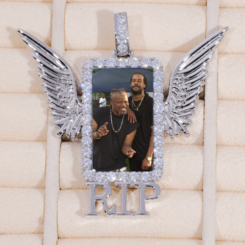 RIP WING 3D CUSTOM PICTURE PENDANT