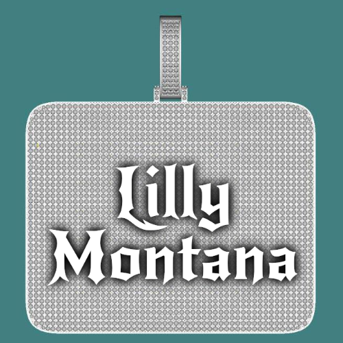 CUSTOM LETTER NECKLACE 3D BIG SQUARE