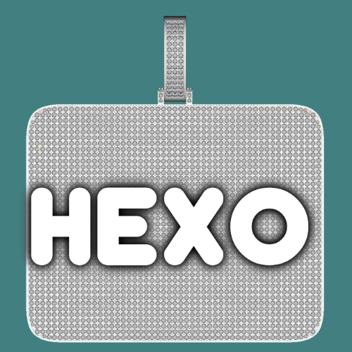 CUSTOM LETTER NECKLACE 3D BIG SQUARE