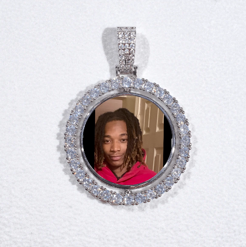 3D Spinning 2-Faced Custom Picture Pendant